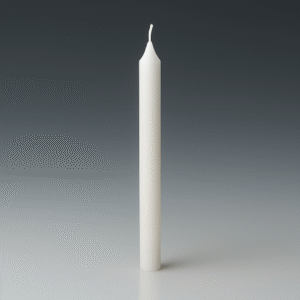 Classic White Dinner Candles (50 PEICES)