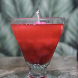 Red Velvet Flame Candle