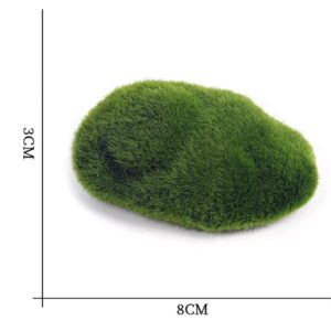 Mini Artificial Moss Stone – Small Size 2pc set