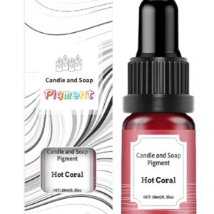 Hot Coral Candle & Soap Pigment