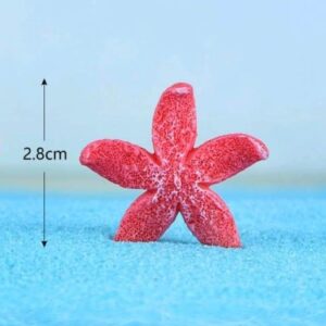 Mini Coral Star Ornament 5pc set