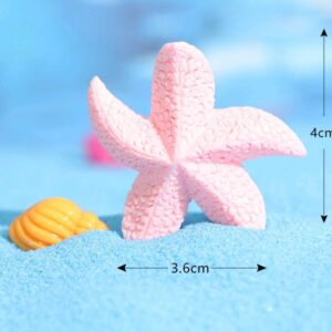 Mini Pink Starfish Decorative Accent 4pc set