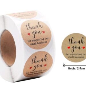 Thank you sticker A- 169 (1 inch roll)