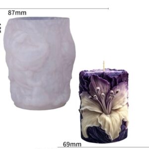 Floral Glow Artisan Candle Mold Set