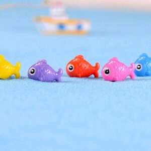 Colorful Mini Fish Toy 5 pc set