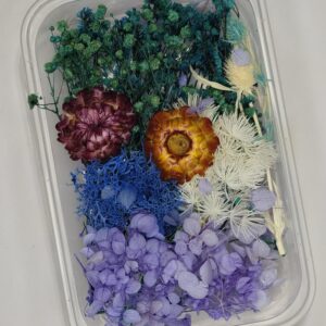 Ocean Twilight Floral Set 🌊💜