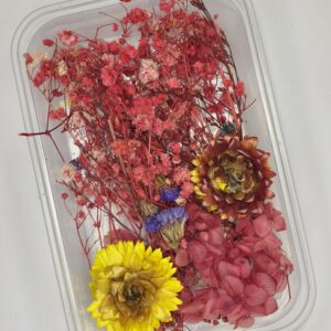 🌹 Crimson Bloom Dried Flower Mix