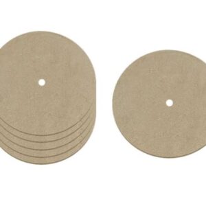 8 inch Round MDF Clock Base - 3mm