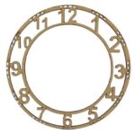 Wooden MDF Clock Number 8 inch